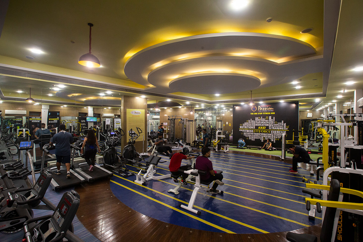 State of art gym with massage, steam and sauna
